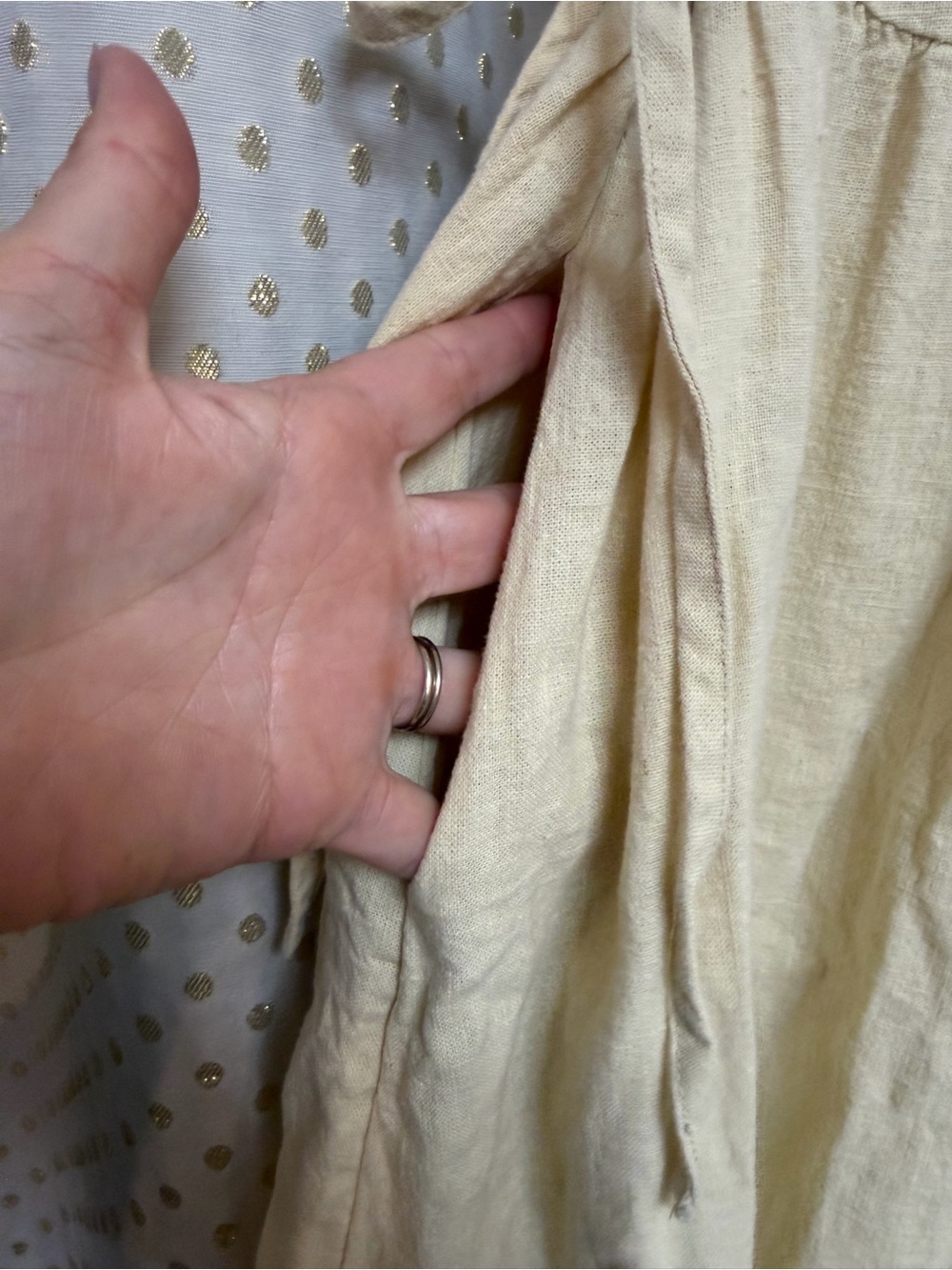 Madeline Cotton-Linen Midi Dress - Picture 2 of 7